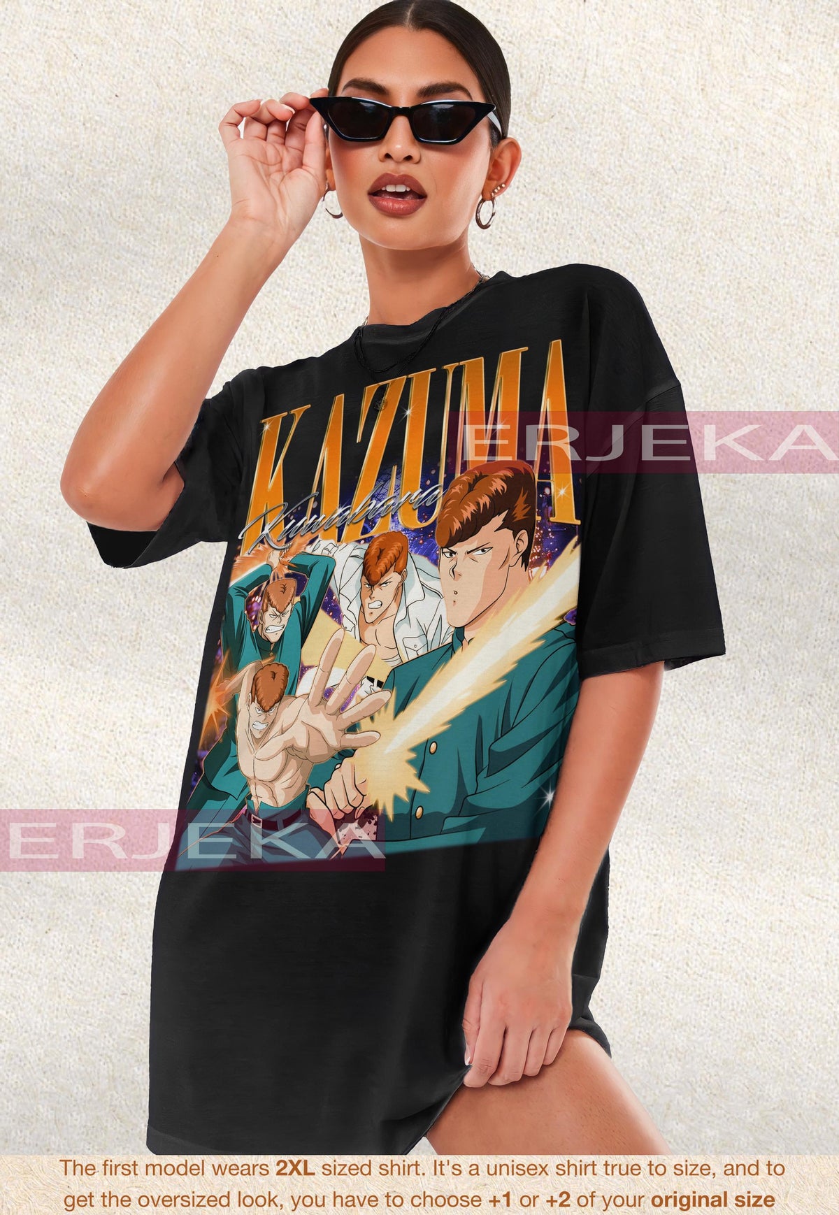 Kazuma kuwabara YYH Shirt Anime Gift For Him kazuma YYH Tee Botan Tshirt For Suzaku Kuwabara Appareal Kurama Tee Yukina YYH Graphic Tee – Premium Graphic · Perfect For Daily Wear
