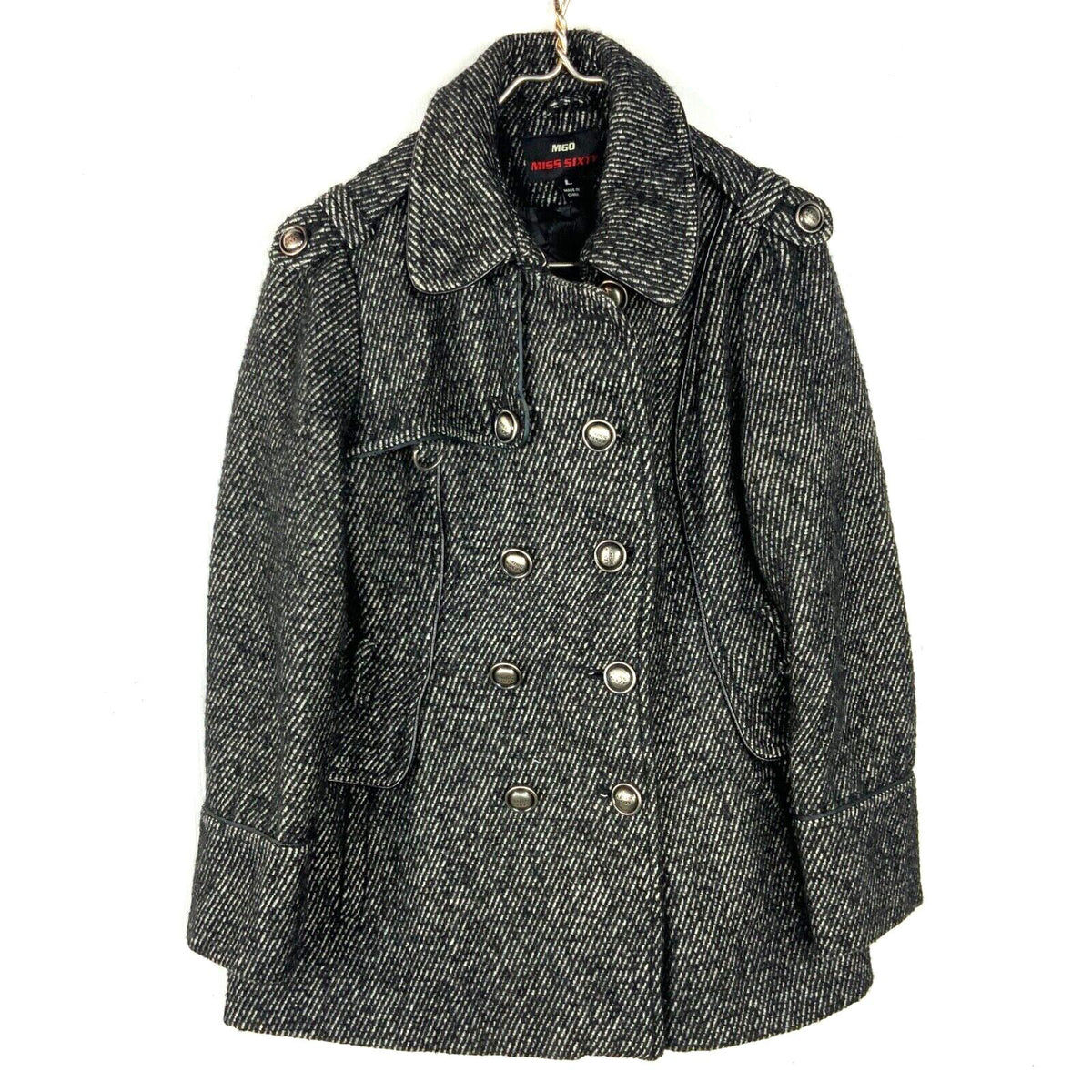 Miss Sixty M60 Women39s Wool Coat Jacket Size Large Gray Graphic Tee – Feel-Good Design · Top Pick For Any Outfit
