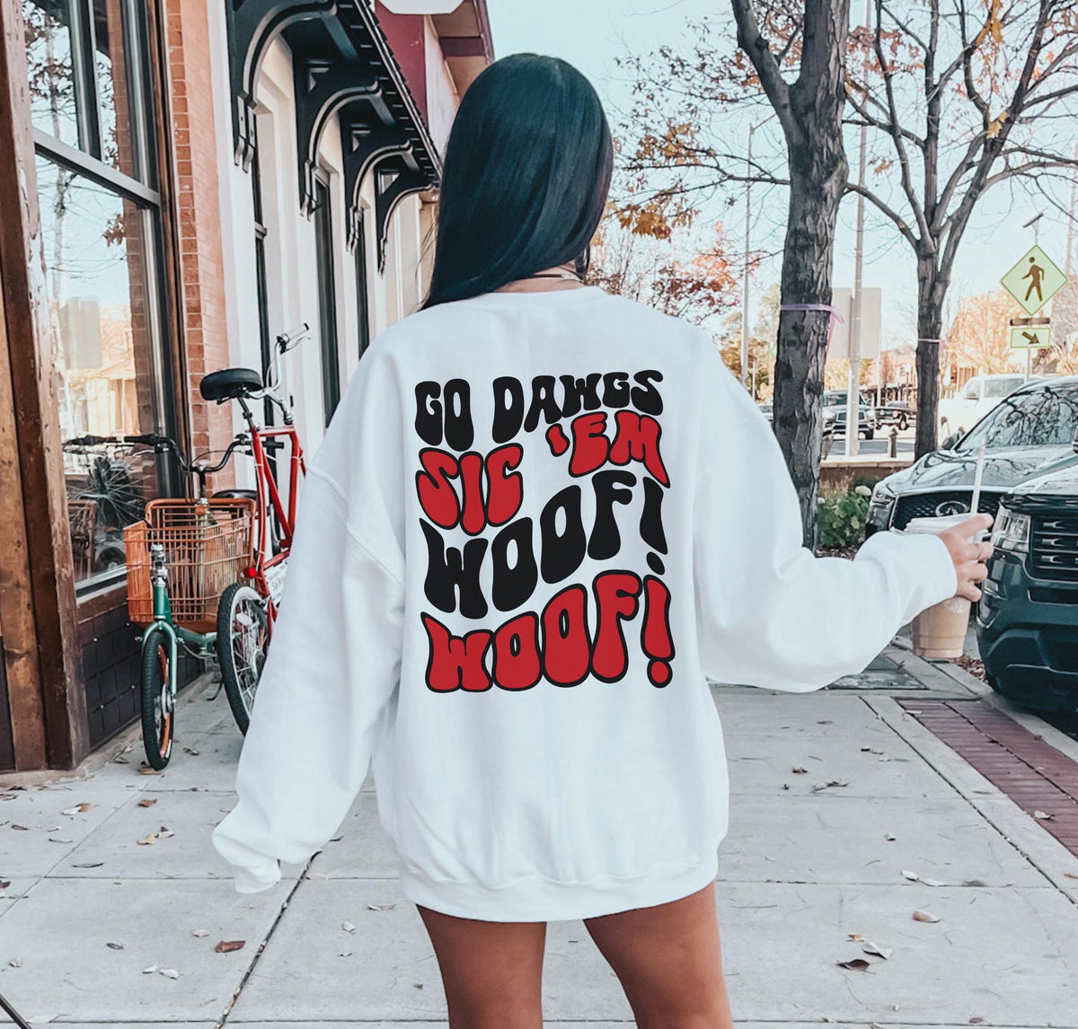 Retro Georgia Football Crewneck Trendy Game Day Sweatshirt Womens College Football Shirt Aesthetic Football Sweater Gift for College Student Sweatshirt – Bold Style · Perfect For Daily Wear