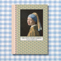 Girl With a Pearl Earring Johannes Vermeer Floral Art History Notebook Cute Art History Journal for Humanities Major Lined Pages Graphic Tee – Premium Graphic · Great Gift For Fans