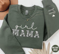 Personalized Girl Mama Sweatshirt with Kids Names Floral Girls Mom Hoodie Custom Mother39s Day Shirt Toile Momma Clothing New Mommy Gift Hoodie – Everyday Comfort · Must-Have Style
