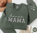 Custom Dance Mom Sweatshirt with Kids Names Floral Dance Mama GiftDancer Mom Sweater Toile Dance Competition OutfitMothers Day Gift Sweatshirt – Feel-Good Design · Top Pick For Any Outfit