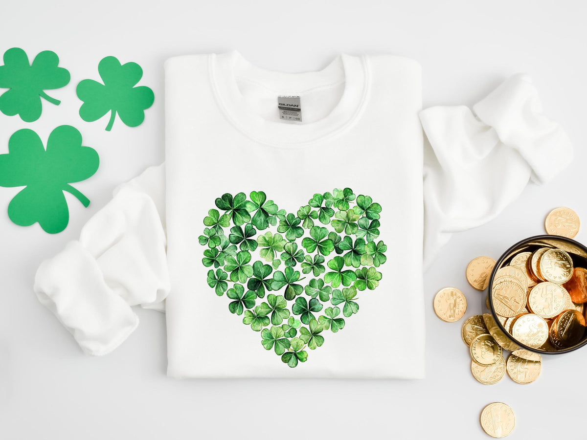 Heart Lucky Sweatshirt Groovy St Satricks Day Shirt Lucky Season Sweatshirt St Patrick39s Lucky Sweater St Patrick39s Day TShirt Sweatshirt – Fan Favorite · Perfect For Daily Wear