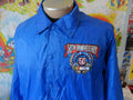 NASCAR 50th Anniversary Vintage 1998 Mens Blue Button Up Nylon Windbreaker Racing Jacket XL Graphic Tee – Easygoing Wear · Perfect For Daily Wear