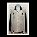 HR038 Vintage reproduction 195039s two tone fleck rayon gabardine quotRock N Rollquot shirt Graphic Tee – Cozy Vibes · Perfect For Daily Wear