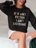 Book Lover Sweatshirt for Friend Who Loves Romantasy Novels or Historical Fiction Cute Bookish Shirt Reader or School Librarian Bookworm Sweatshirt – Cozy Vibes · High-Quality Print