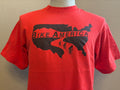 Vintage 90s Bike America USA Outline Bicycle Tshirt L Graphic Tee – Soft Feel · Perfect For Daily Wear