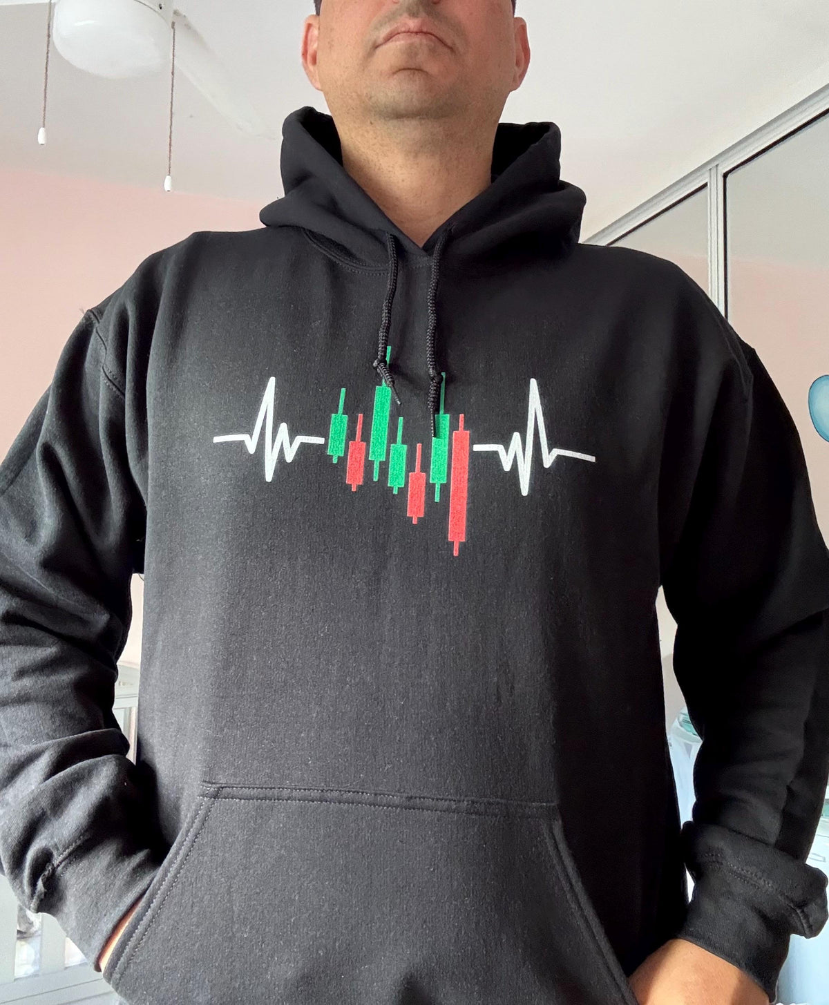 Stock Investor Heartbeat hoodie gift for day trader crypto trader pullover stock market jacket investor gift Stock Market Gift Hoodie – Soft Feel · Trending Graphic Apparel