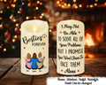 To My Best Friend I May Not Be Able To Solve All Of Your Problems Personalized Flameless Led Candle To My Bestie Gift Gift For Friends Graphic Tee – Premium Graphic · Top Pick For Any Outfit