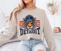 Detroit Baseball Sweatshirt Unisex Crewneck Pullover Sports Team Fan Apparel Gift for Baseball Fans Detroit Souvenir Tiger Sweater Sweatshirt – Bold Style · Great Gift For Fans