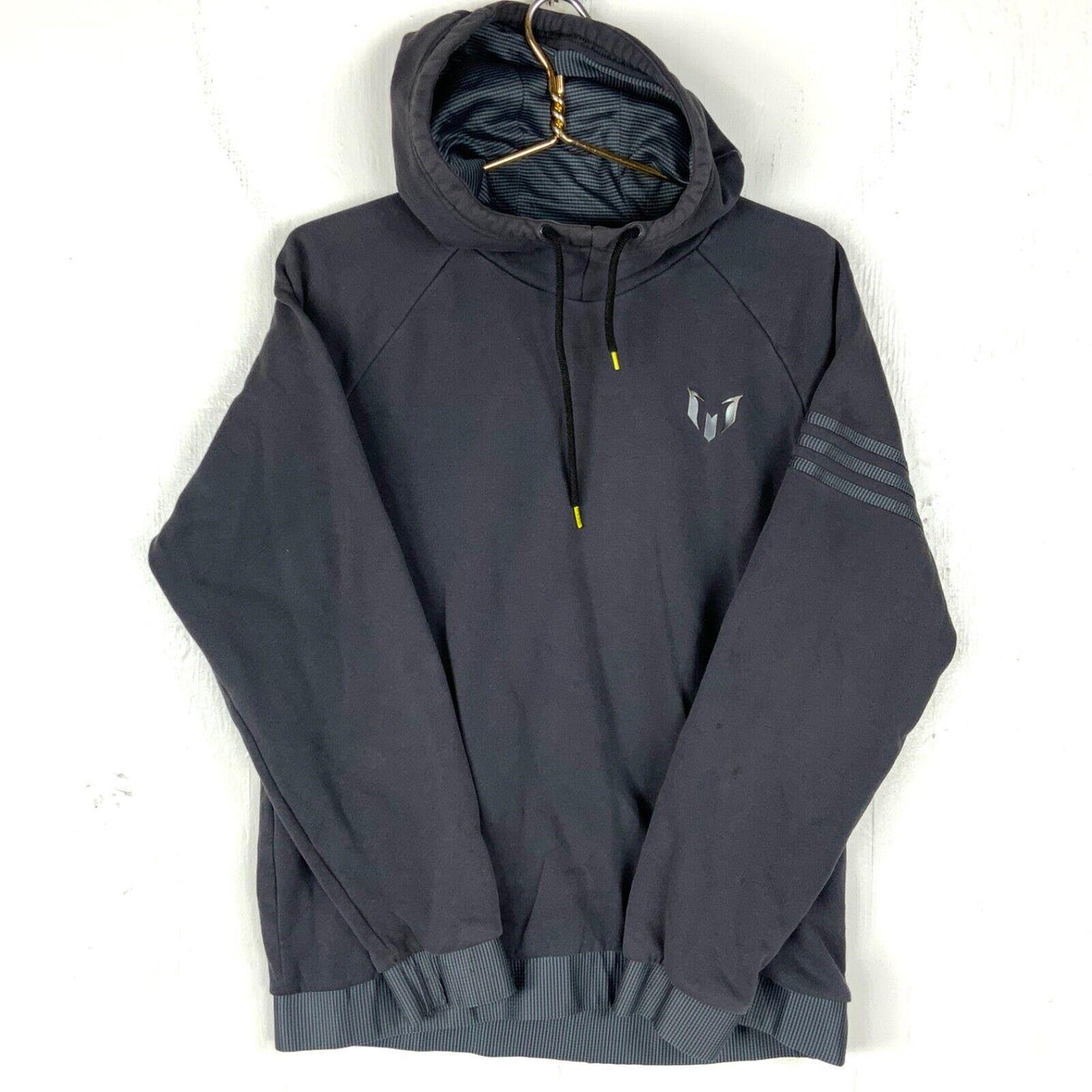 Messi Adidas Sweatshirt Hoodie Size Large Gray Soccer Football Hoodie – Everyday Comfort · Must-Have Style