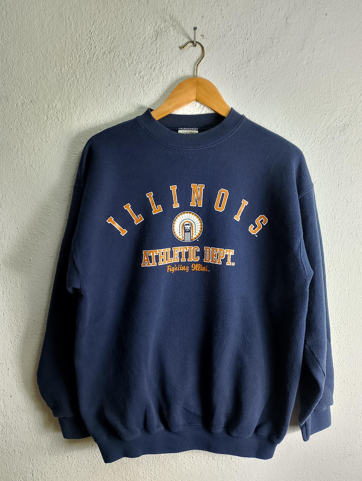 Vintage Illinois athletic department crewneck sweatshirt Large Sweatshirt – Soft Feel · Trending Graphic Apparel