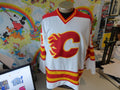 Vintage 9039s Calgary Flames Hockey White Jersey size XL Jersey – Premium Graphic · Must-Have Style