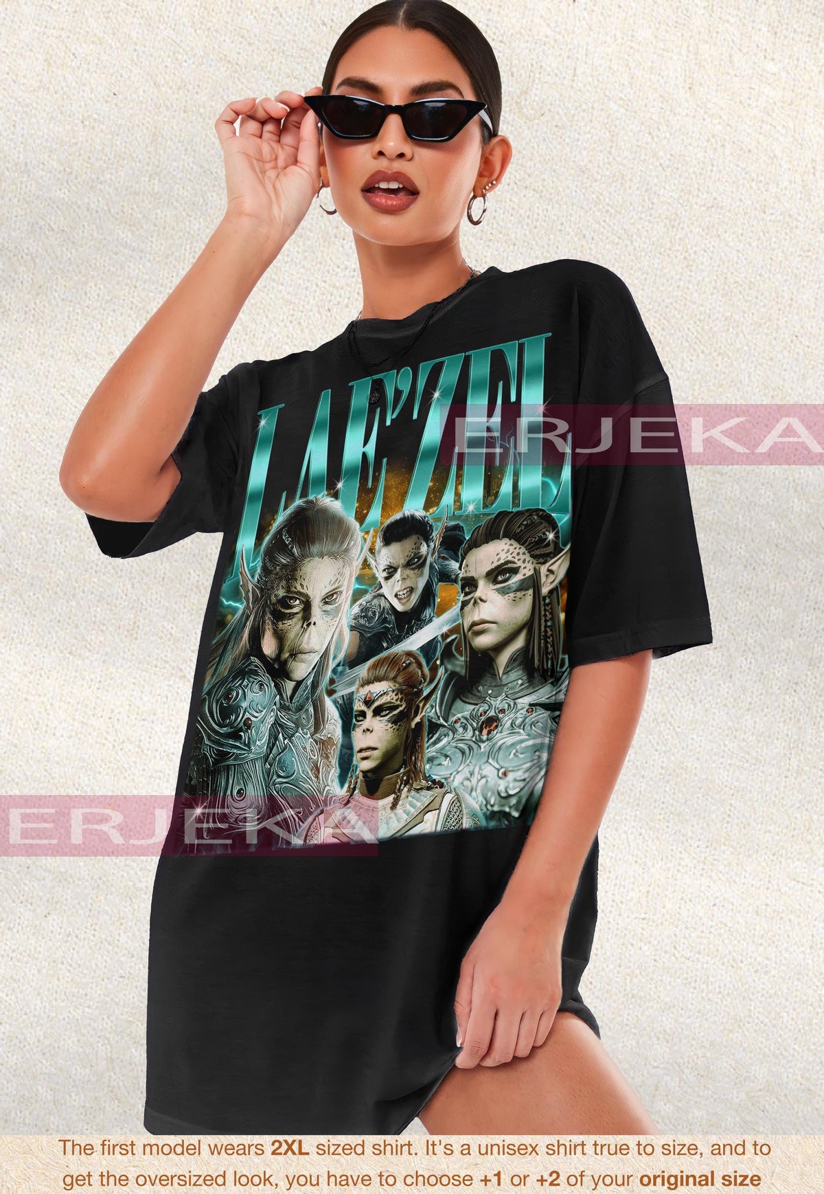 LAE39ZEL Shirt Lae39zel Vintage Shirt Lae39zel Retro 90s Tshirt Lae39zel Sweatshirt Lae39zel Longsleeve Githyanki Warrior Tav Companion Sweatshirt – Easygoing Wear · Top Pick For Any Outfit