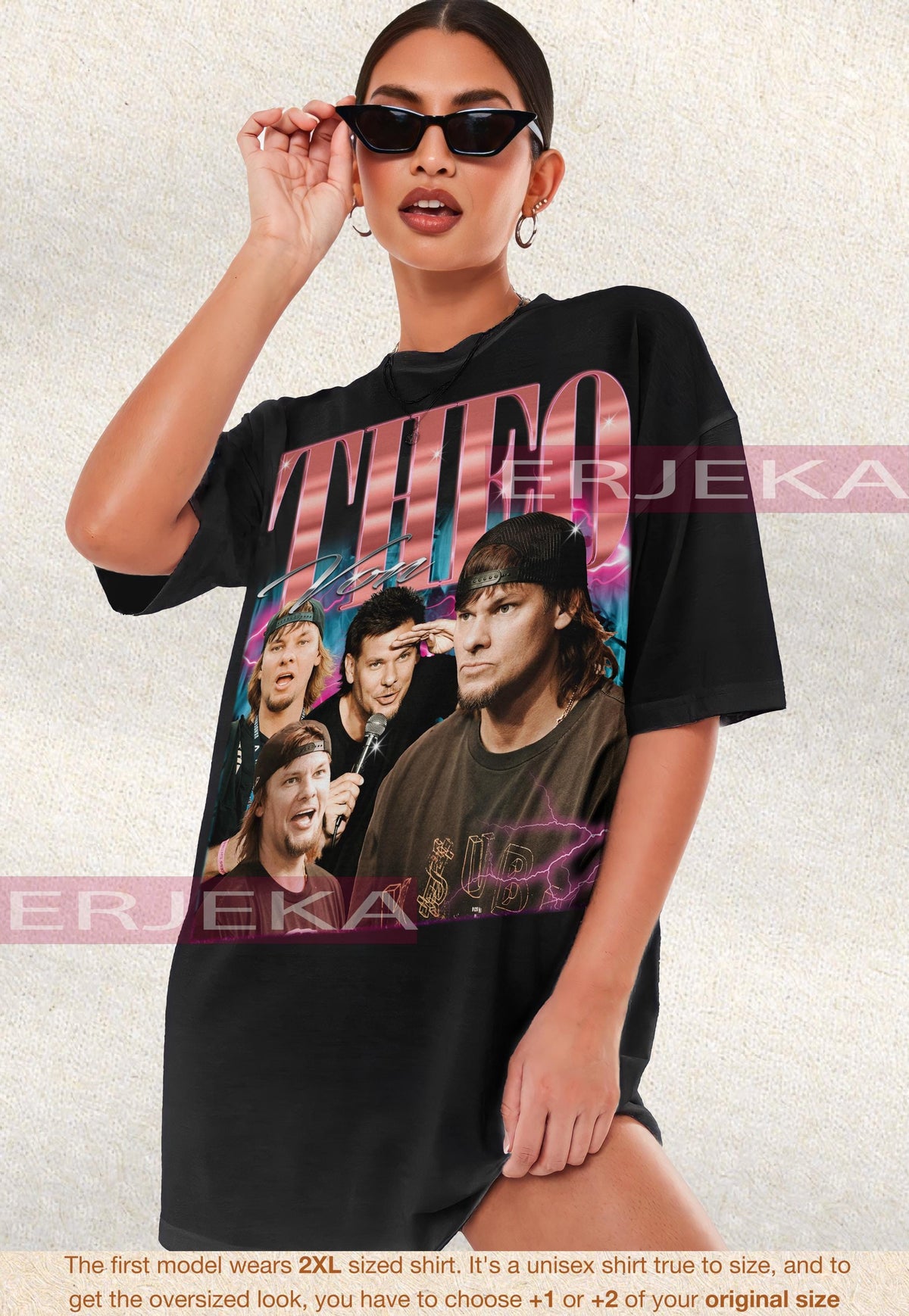 THEO VON Vintage Shirt Theo Von Homage Tshirt Theo Von Fan Tees Theo Von Retro 90s Sweater Theo Von Merch Gift This Past Weekend Graphic Tee – Soft Feel · Perfect For Daily Wear