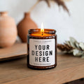 Amber Glass Jar Candle Mockup Clean Candle Mockup Custom Candle Mockup Candle Template Soy Candle Mockup Amber Stock Photo Candle Mockup Graphic Tee – Soft Feel · Great Gift For Fans