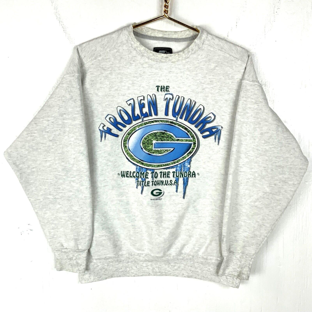 Vintage Green Bay Packers Starter Sweatshirt Medium Nfl The Frozen Tundra 1996 Sweatshirt – Easygoing Wear · High-Quality Print