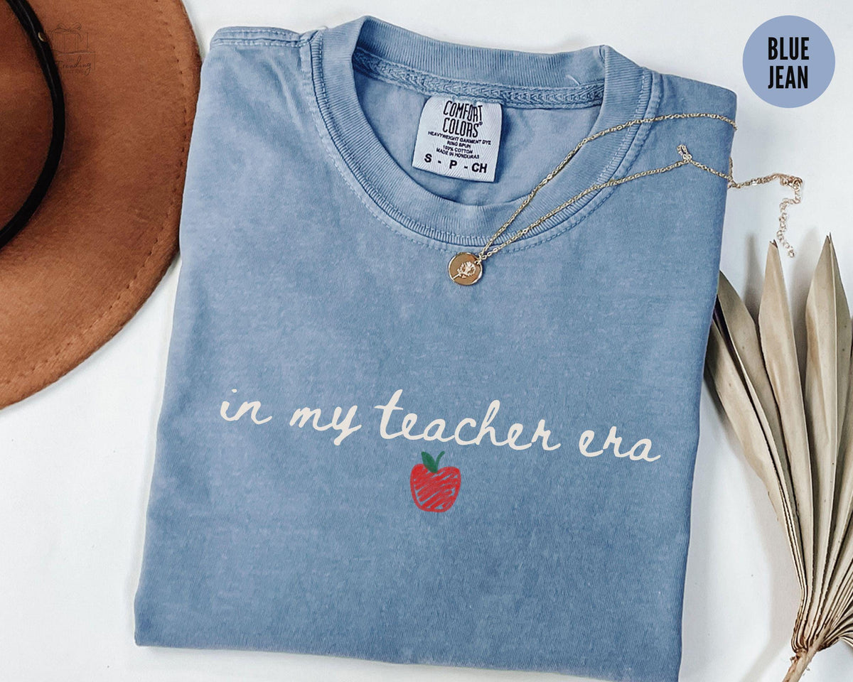 Cute Teacher Shirt Back To School TShirt First Day of School Gift In My Teaching Era Shirt Elementary School Tee Graphic Tee – Bold Style · Top Pick For Any Outfit