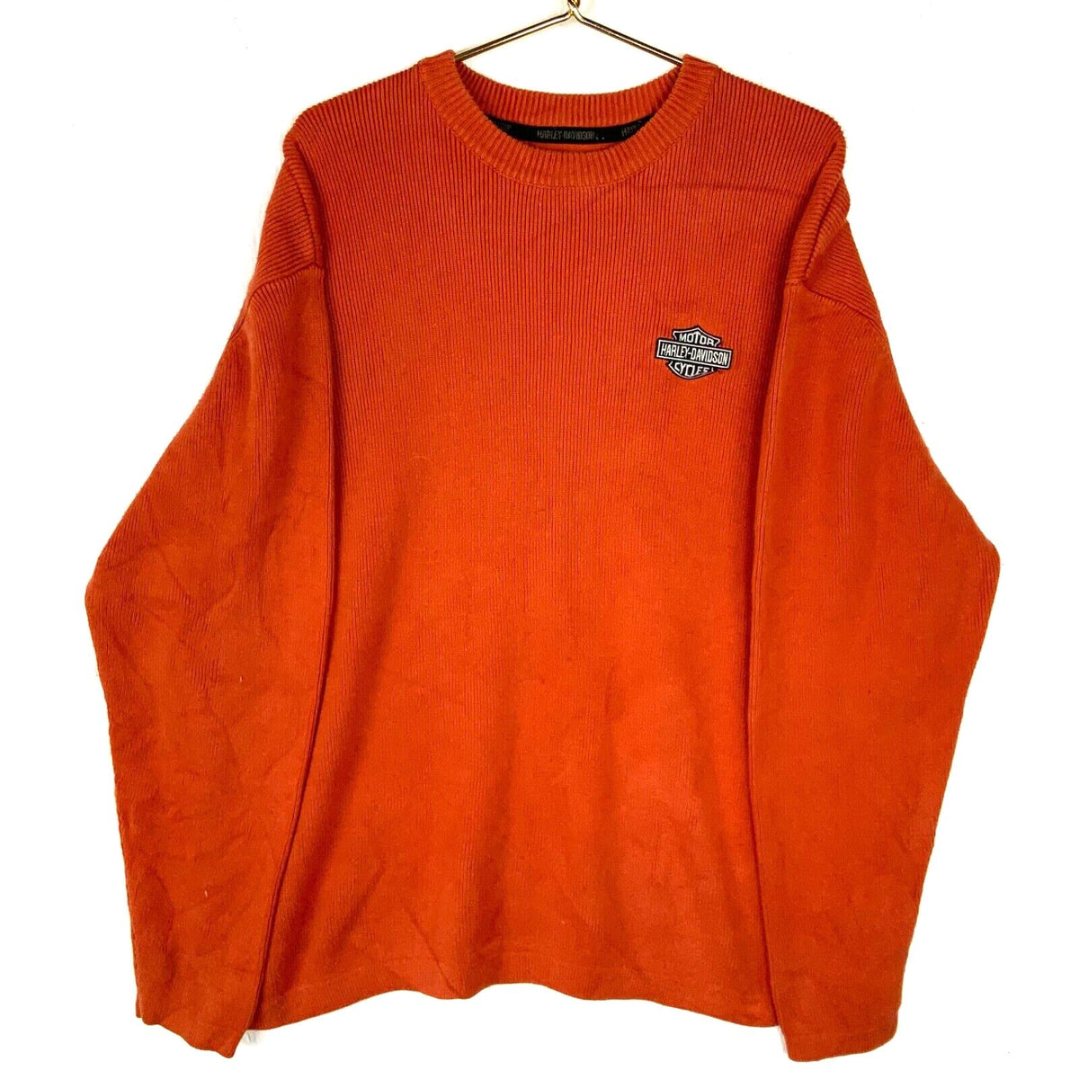 Harley Davidson Motorcycle Knit Sweater Size 2XL Orange Graphic Tee – Everyday Comfort · Trending Graphic Apparel