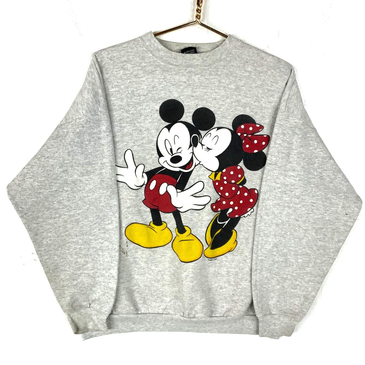 Vintage Mickey Minnie Mouse Disney Sweatshirt Crewneck Large Gray Cartoon 90s Sweatshirt – Easygoing Wear · Must-Have Style