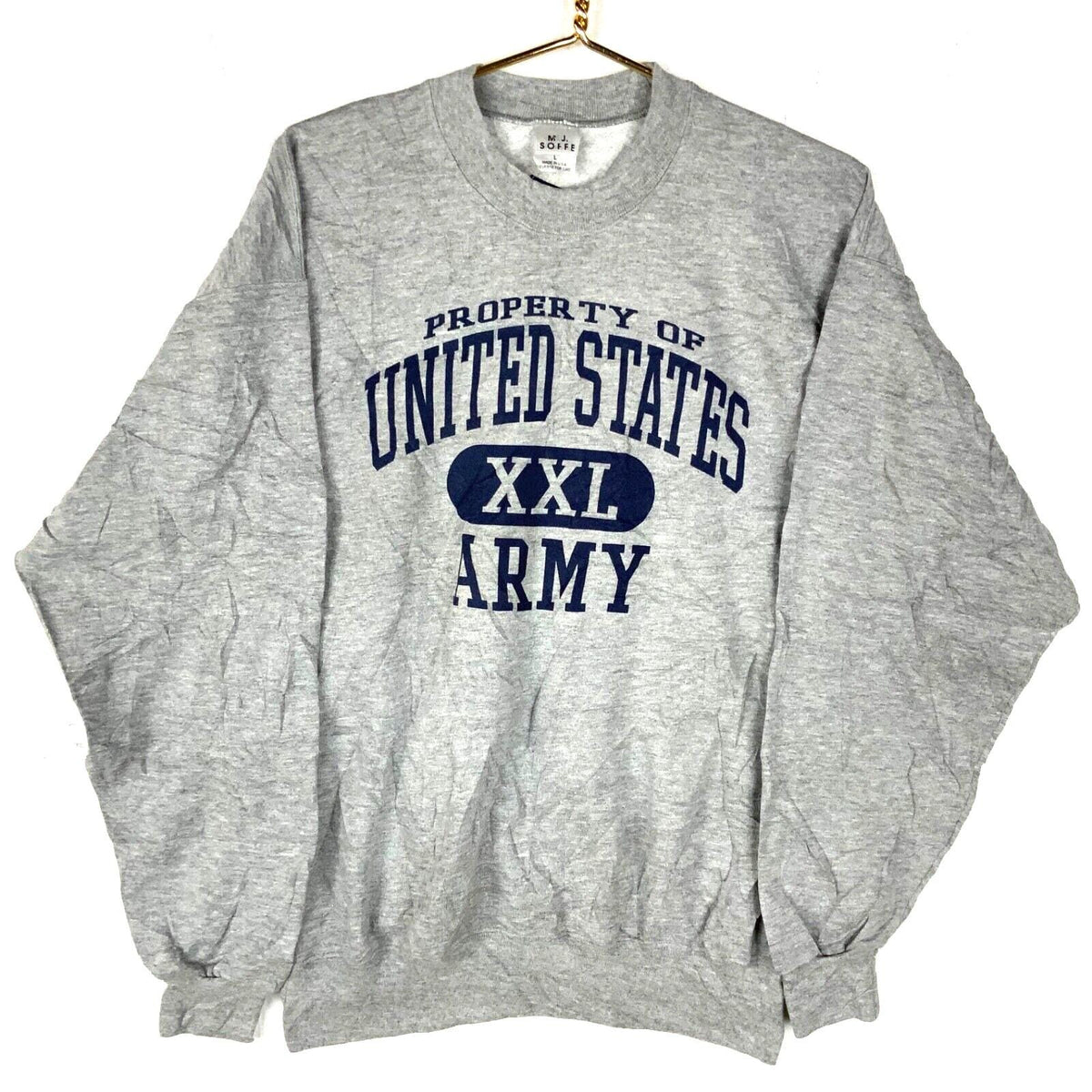 Vintage United States Army Sweatshirt Crewneck Large Gray New 90s Sweatshirt – Cozy Vibes · Must-Have Style