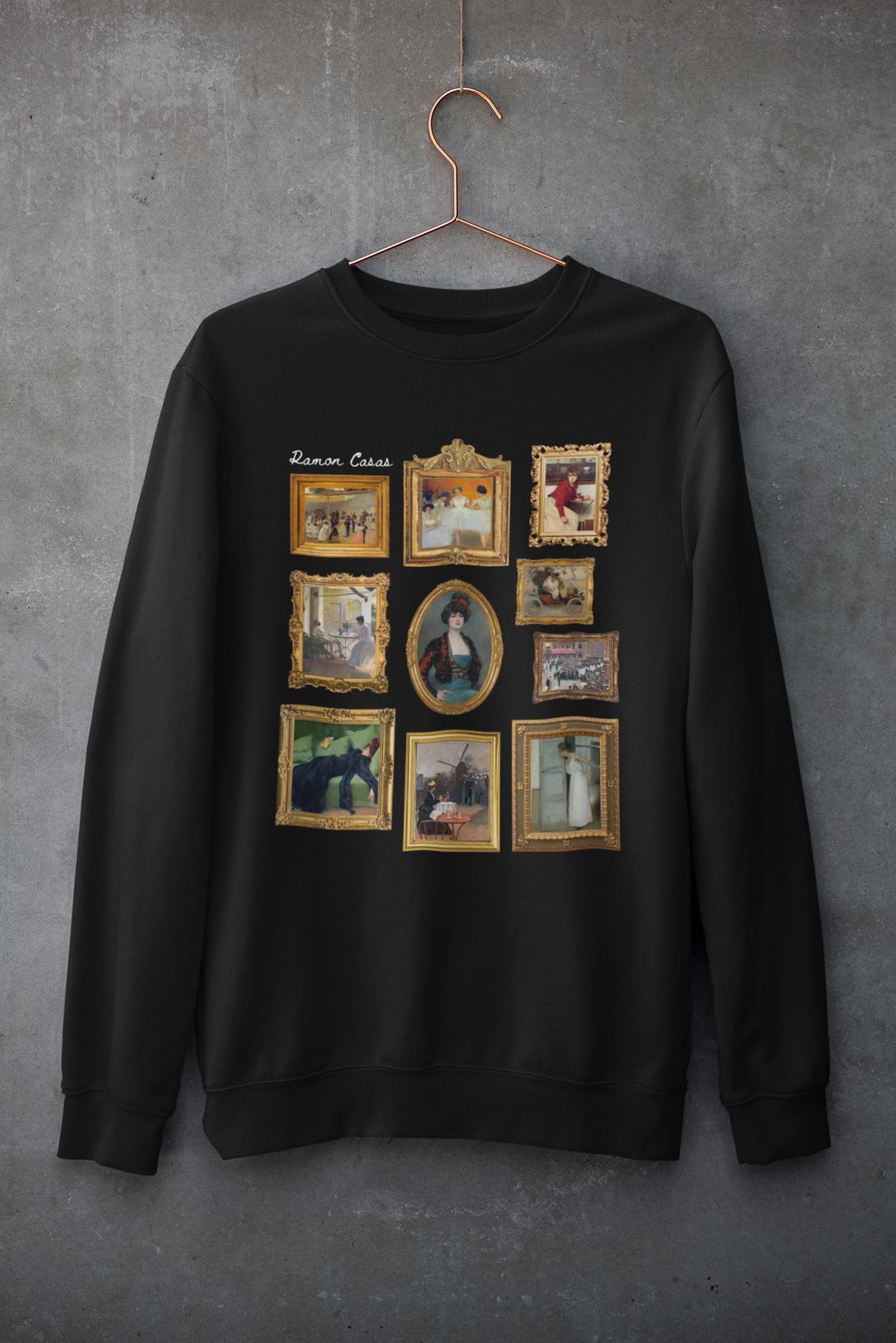 Ramon Casas Art History Sweatshirt 19th Century European Art Shirt for Humanites Major or Art History Teacher Catalan Art Nouveau Movement Sweatshirt – Warm & Stylish · High-Quality Print