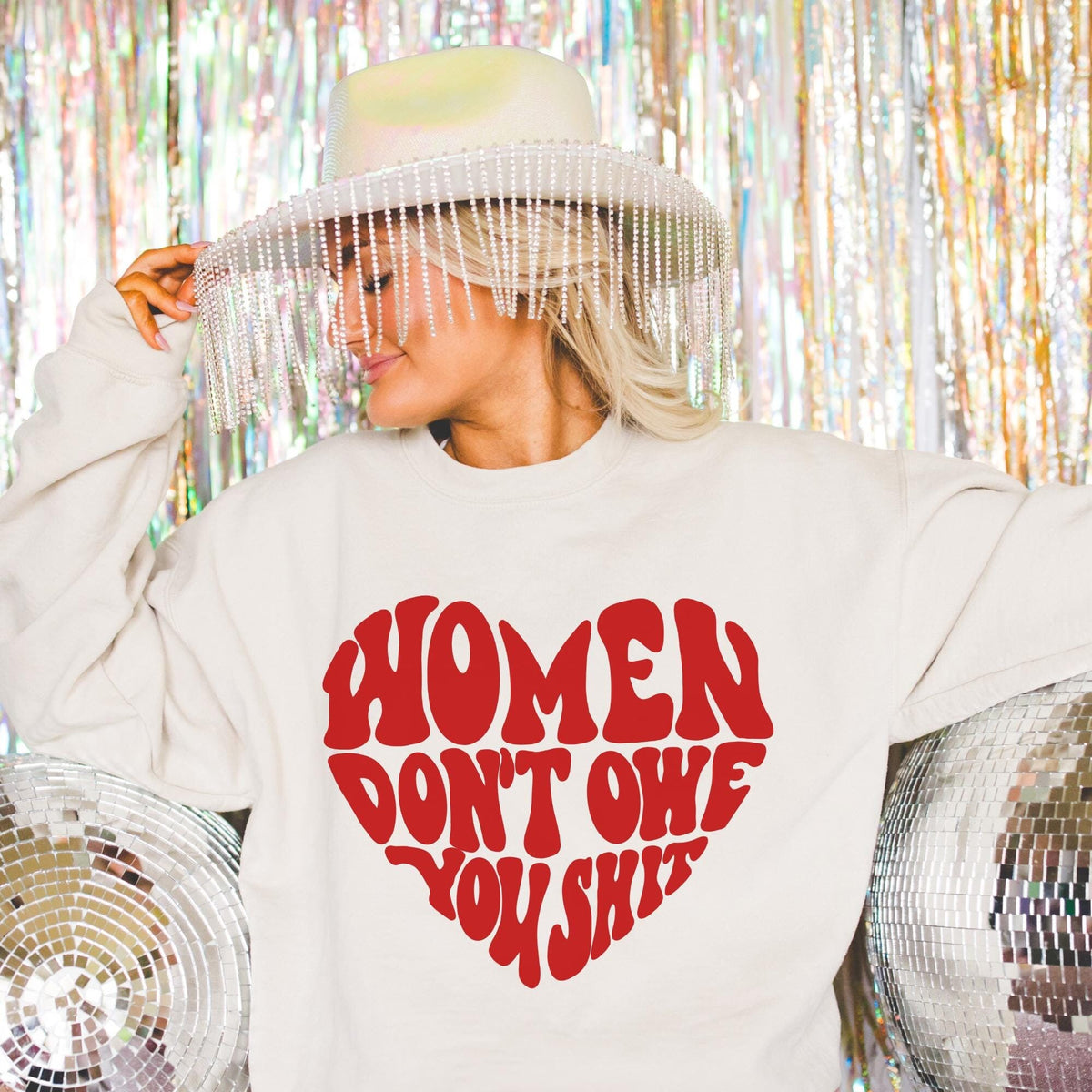 Women Don39t Owe You Shit Pro Roe vs Wade My Body My Choice Sweatshirt Women39s Rights Shirt Feminist Shirt Feminism Shirt Pro Choice Sweatshirt – Bold Style · Perfect For Daily Wear