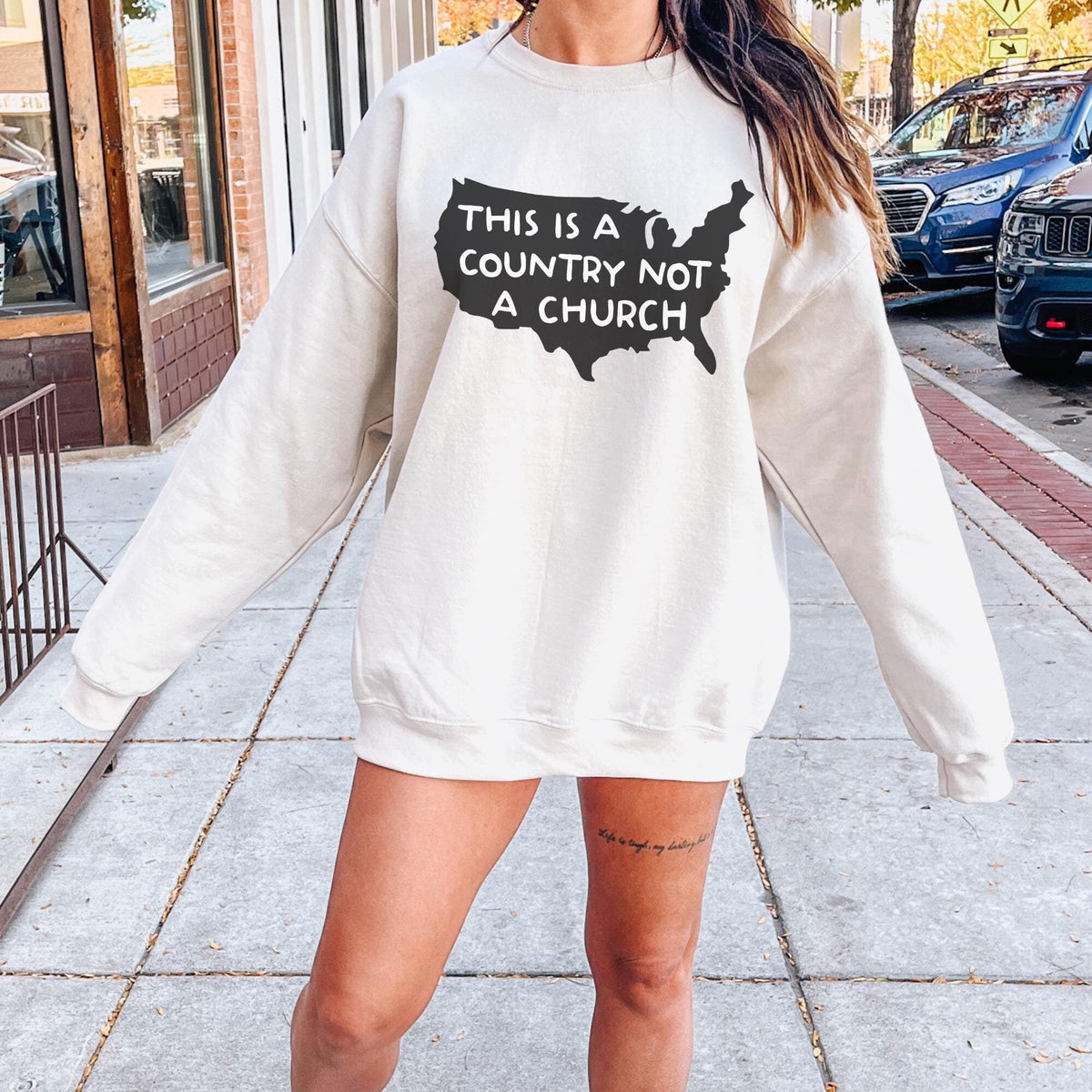 Separation of Church and State Anti Trump Shirt Anti Trump Sweatshirt FDT Shirt Fuck Donald Trump Liberal Shirt Left Shirt Anti Maga Sweatshirt – Aesthetic Look · High-Quality Print