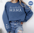 Personalized Baseball Mom Sweatshirt Toile Baseball Mama Crewneck Custom Game Day Tee Mom Life Sports Mom Gifts Floral Team Mom Sweater Sweatshirt – Fan Favorite · Must-Have Style