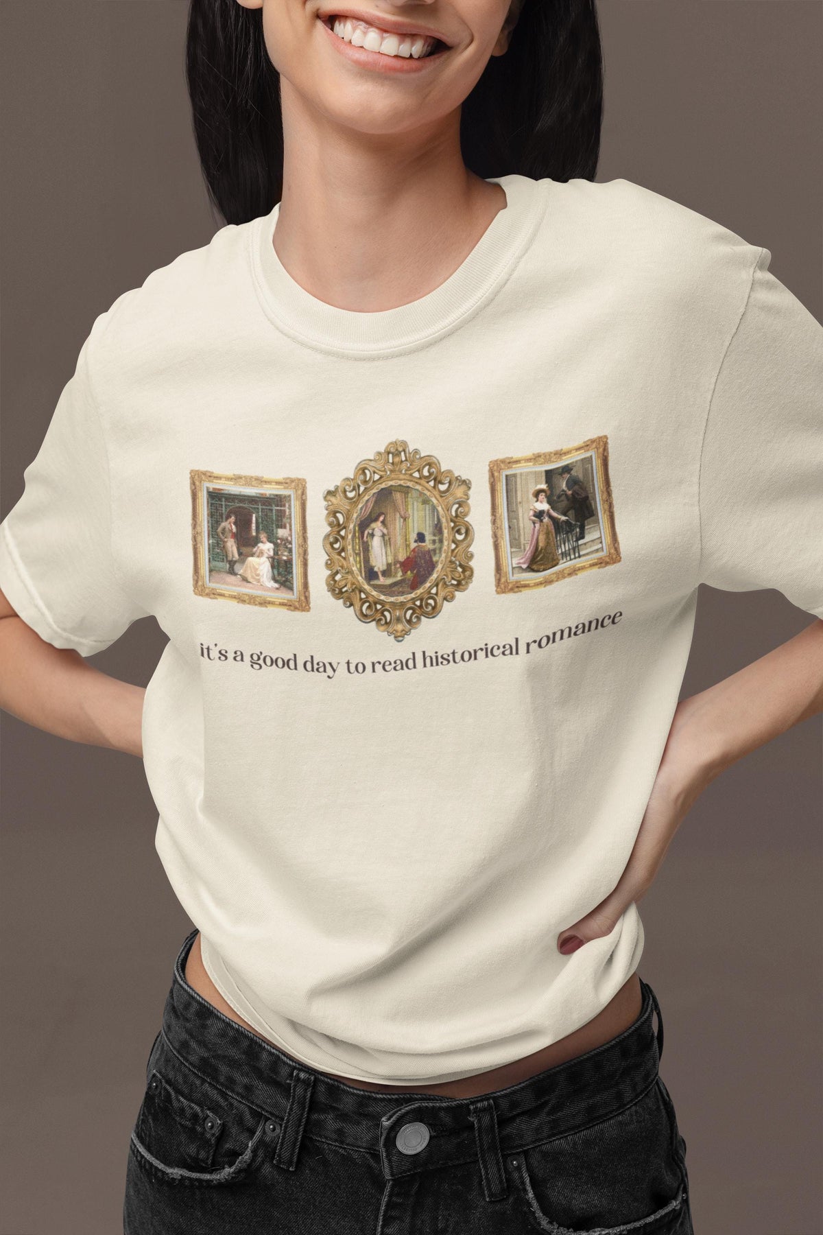 Historical Romance Reader Tee Shirt for Art Historian Famous Paintings by Edmund Blair Leighton PreRaphaelite Art Movement Bookworm Gift Graphic Tee – Fan Favorite · Great Gift For Fans