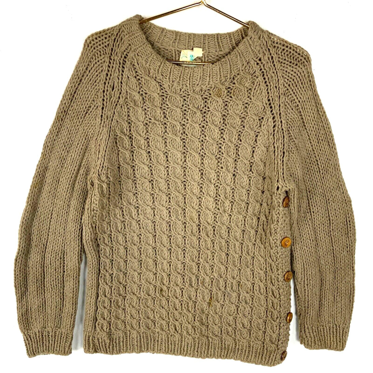 Vintage Sears Cable Knit Wool Sweater Womens Medium Made In Italy Cardigan 80s Graphic Tee – Cozy Vibes · Perfect For Daily Wear