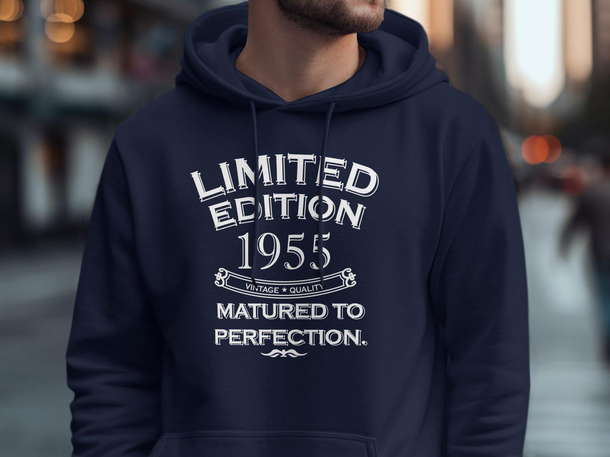 Limited Edition 1955 TShirt 70th Birthday Gift Born In 1955 Sweatshirt 70 Years Old Hoodie Vintage Quality 1955 Apparel Hoodie – Soft Feel · Trending Graphic Apparel