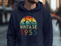 Vintage 1955 T Shirt Gildan 5000 T Shirt Gildan 18000 Sweatshirt Gildan 18500 Hoodie 70th Birthday Gift Born In 1955 70 Years Old Hoodie – Cozy Vibes · Top Pick For Any Outfit