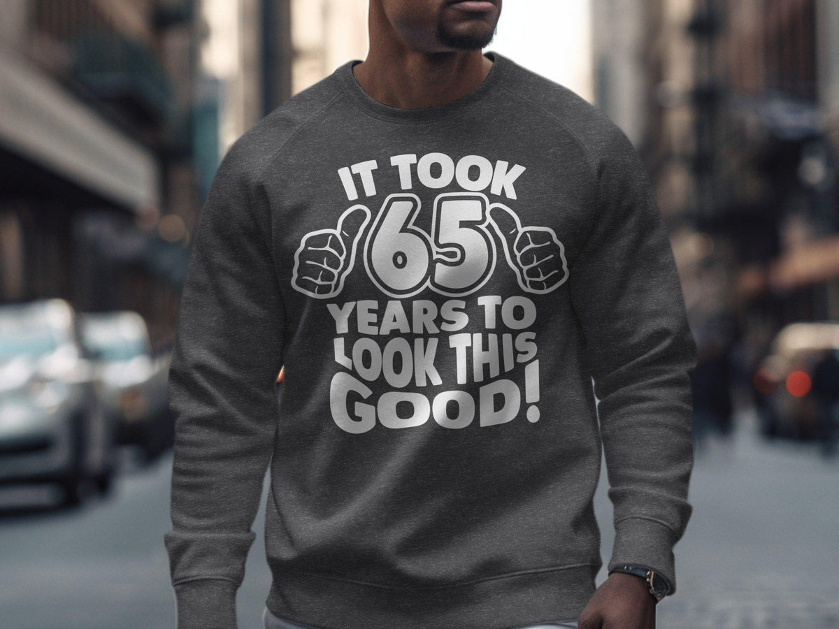 65th Birthday T Shirt 65 Years Old Shirt Born In 1960 Shirt Funny 65th Birthday Gift Gildan 5000 T Shirt Gildan 18000 Sweatshirt Sweatshirt – Warm & Stylish · Top Pick For Any Outfit