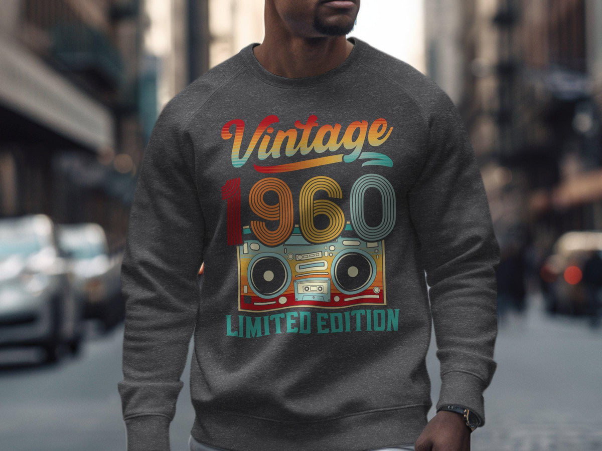 Vintage 1960 Limited Edition 65th Birthday TShirt 65 Years Old Born In 1960 Gildan 5000 T Shirt 18000 Sweatshirt 18500 Hoodie Hoodie – Cozy Vibes · Must-Have Style