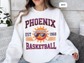 Phoenix Basketball Sweatshirt Unisex Crewneck Jumper Suns Sports Fan Gift Athlete Apparel Team Spirit Clothing Sporty Streetwear Sweatshirt – Bold Style · Must-Have Style