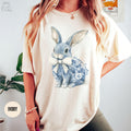Chinoiserie Bunny Easter Shirt Womens Easter TShirt Cute Coquette Bunny Gift Happy Easter TShirt Floral Bunny Tee Graphic Tee – Soft Feel · Perfect For Daily Wear