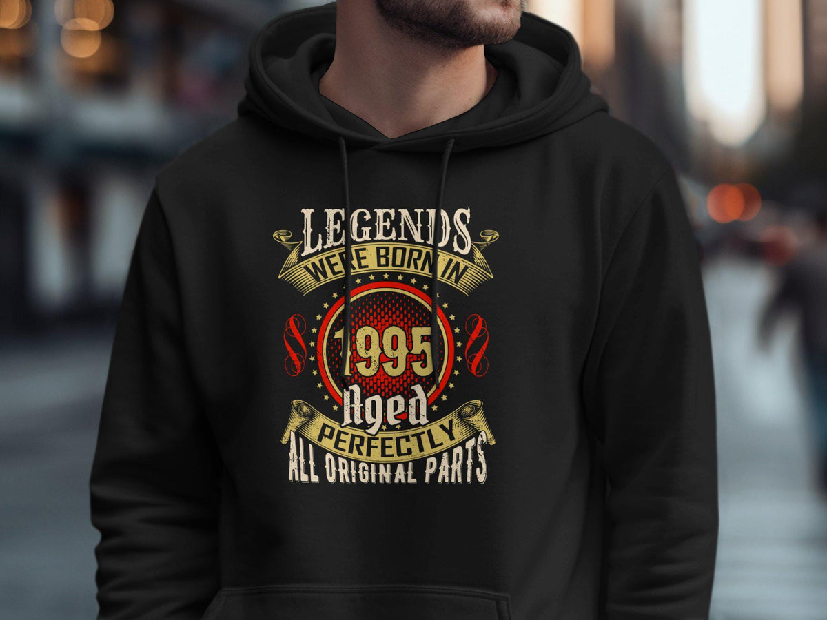 30th Birthday TShirt Legend Born In 1995 30 Years Old Tee Shirt Perfectly Aged Since 1995 Shirt Gift for 30th Birthday Graphic Tee – Premium Graphic · Trending Graphic Apparel