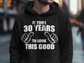 30th Birthday Shirt Born In 1993 Gildan T Shirt Sweatshirt Hoodie Funny 30 Years Old Gift It Took 30 Years To Look This Good Hoodie – Bold Style · Great Gift For Fans