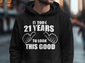 21 Years Old Born In 2004 T Shirt Hoodie Sweatshirt 21st Birthday It Took 21 Years To Look This Good Funny Gift Hoodie – Soft Feel · Top Pick For Any Outfit