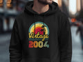 Vintage 2004 Birthday Shirt 21st Birthday TShirt 21 Years Old Tee Born In 2004 Shirt Retro 21st Birthday Hoodie Sweatshirt Hoodie – Bold Style · Great Gift For Fans