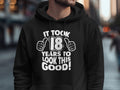 It Took 18 Years To Look This Good T Shirt Hoodie Sweatshirt Funny 18th Birthday Gift Born In 2007 Perfect For 18 Years Old Hoodie – Premium Graphic · Must-Have Style