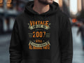 Vintage 18th Birthday TShirt Hoodie Sweatshirt Born in 2007 18 Years Old Original Parts Gift Limited Edition 2007 Top Hoodie – Premium Graphic · Must-Have Style