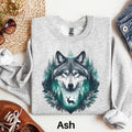 Retro Wolf Wilderness Scene Sweatshirt Winter Wolves Sweater 90s Nature Wildlife Sweatshirt Wolf Spirit Animal Gift Americana Aesthetic Sweatshirt – Warm & Stylish · High-Quality Print
