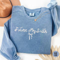 Custom Future Mrs Sweatshirt Coquette Bachelorette Party Shirt Bridal Shower Engagement Outfit Personalized Fiancee Gift Sweatshirt – Warm & Stylish · Top Pick For Any Outfit