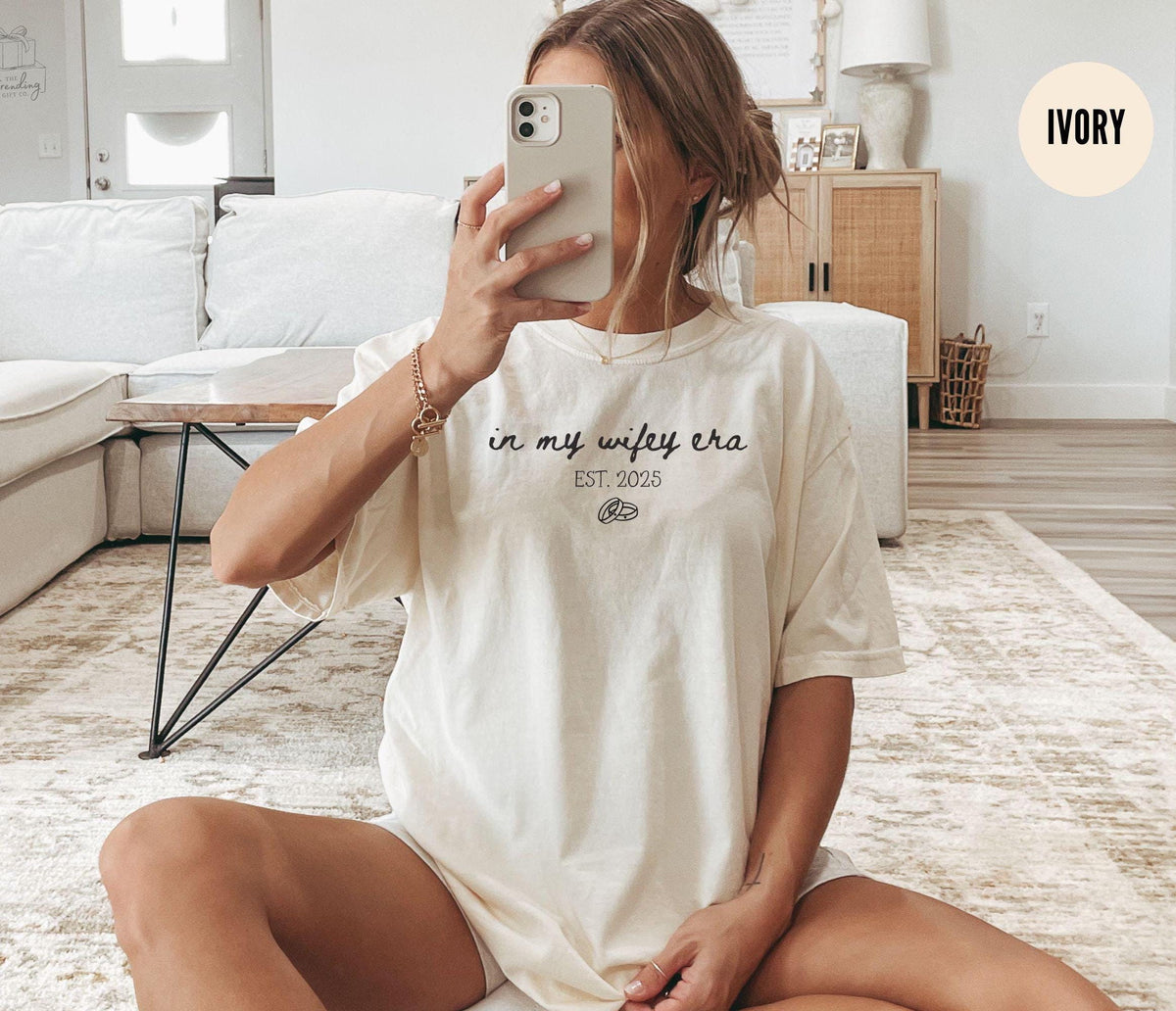Custom Wifey Era Shirt Bridal Shower Outfit Personalized Wife Wedding Gift Bride Engagement Gifts Bachelorette TShirt Graphic Tee – Premium Graphic · Great Gift For Fans
