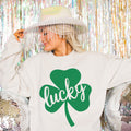 Lucky Sweatshirt Lucky Sweatshirt St Pattys Day Sweatshirt Cute St Patrick39s Day St Patrick39s Day Gift Irish Sweatshirt Sweatshirt – Soft Feel · Perfect For Daily Wear