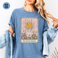 Easter Bunny Shirt Tarot Card Lover Womens Happy Easter Shirt Cute Easter Gift Floral Easter Graphic TeeRetro Rabbit Tee Graphic Tee – Bold Style · Perfect For Daily Wear