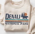 Denali National Park Crewneck Sweatshirt Gift Alaska Bear Trip Souvenir Sweatshirt – Fan Favorite · Top Pick For Any Outfit