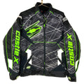 Castle X Snowmobile Racing Bomber Jacket Size Medium Black Full Zip Graphic Tee – Soft Feel · High-Quality Print